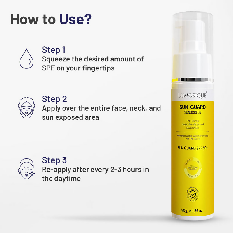 Lumosique Sun Guard Sunscreen Spf 50+