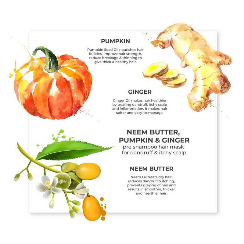 Juicy Chemistry Neem Butter, Pumpkin & Ginger Hair Mask