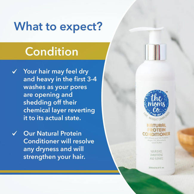 The Moms Co Anti Hair Fall 3-Step Protein Kit - Drmedicart