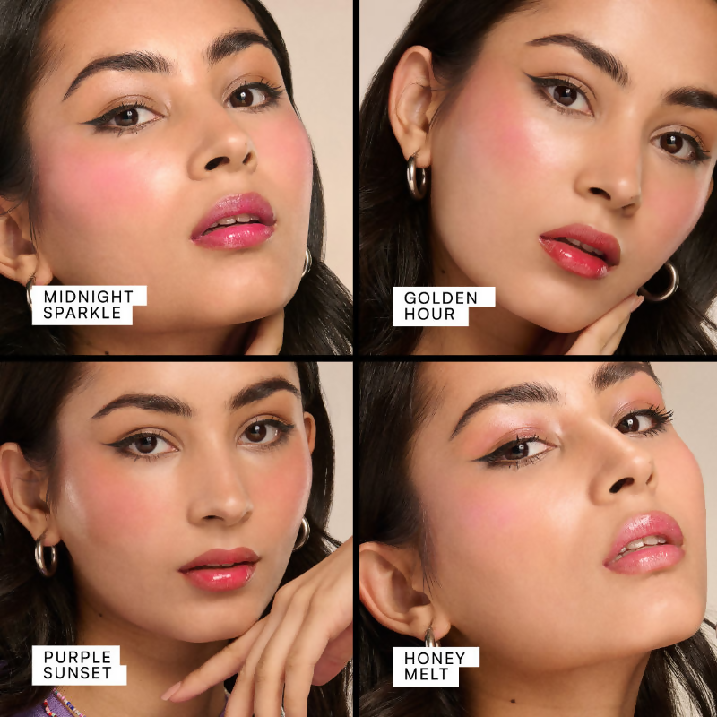 Gush Beauty H-Inched Transformative Glossy Lip Tint - Midnight Sparkle