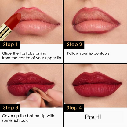 Good Vibes HydraGlow Creme Lipstick - Party Red