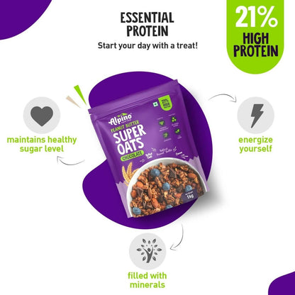 Alpino High Protein Super Rolled Oats Chocolate