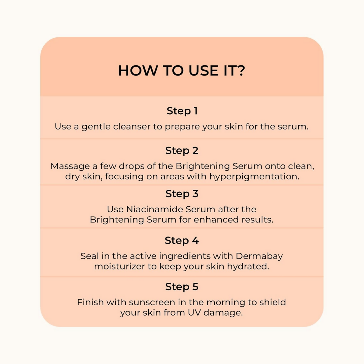 Dermabay Skin Brightening Face Serum With Kojic Acid & Alpha Arbutin