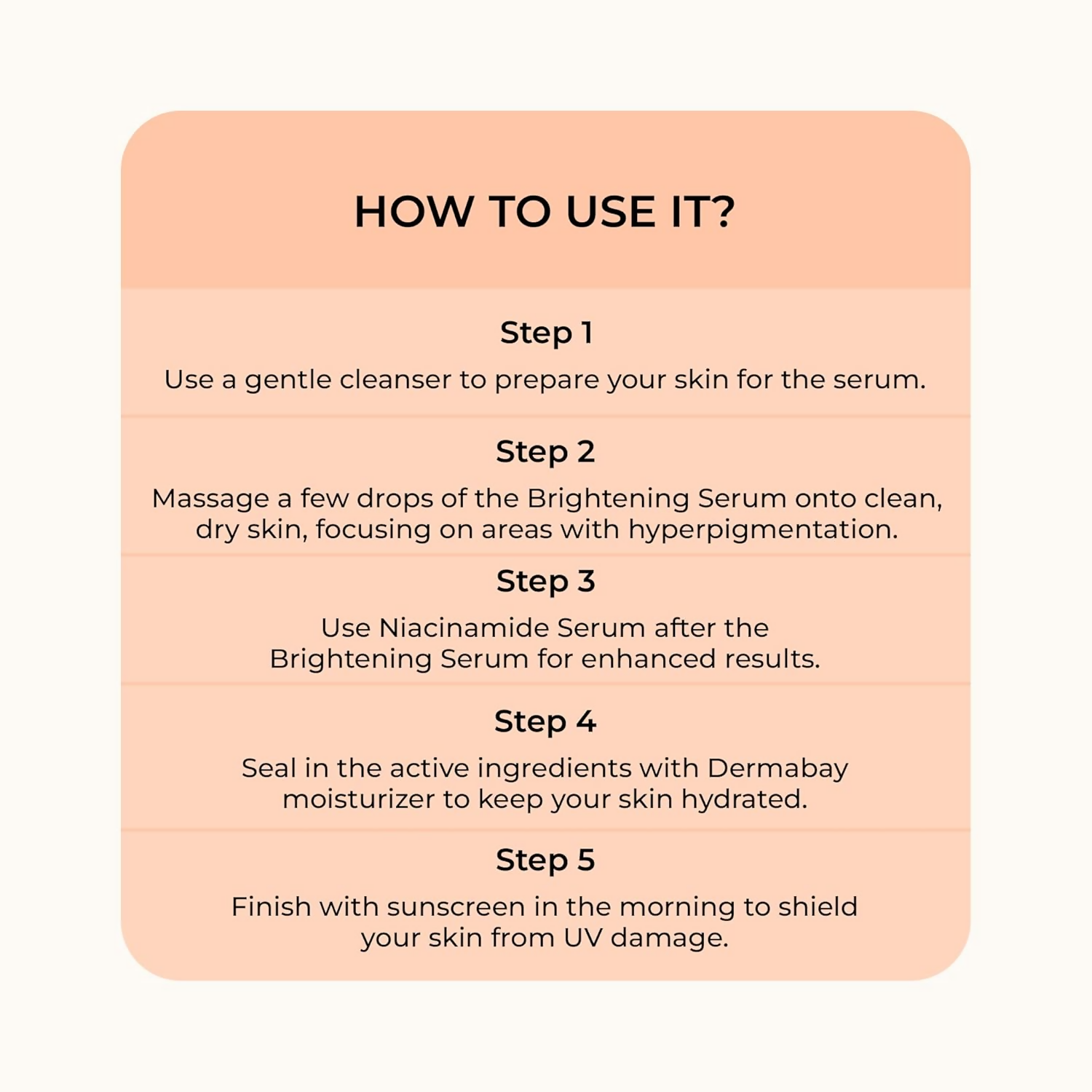 Dermabay Skin Brightening Face Serum With Kojic Acid & Alpha Arbutin