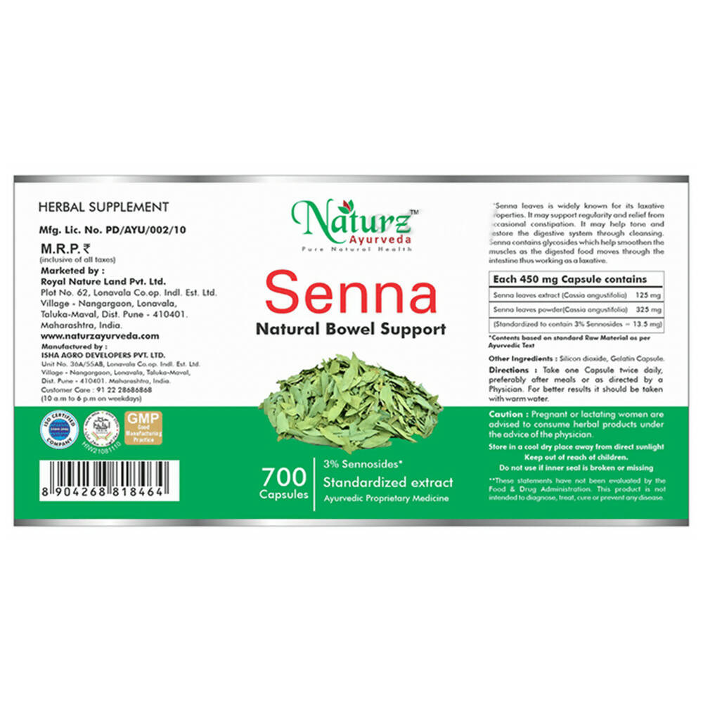 Naturz Ayurveda Senna Capsules