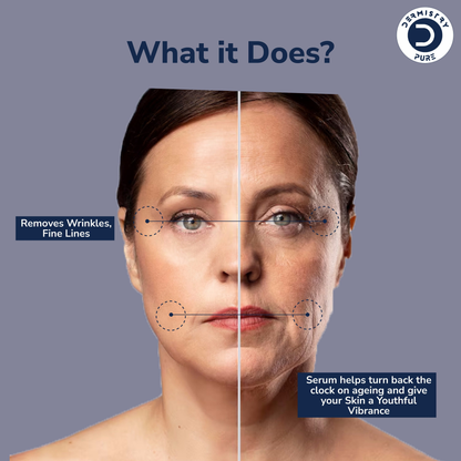 Dermistry 2% Retinol Hyaluronic Night Moisturizer Cream Serum For Anti Aging Fine Lines & Wrinkles