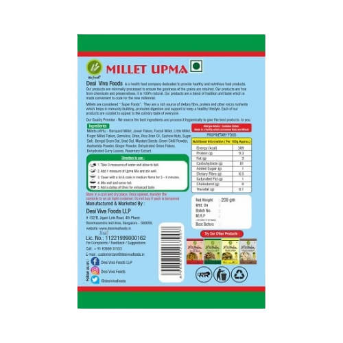 Lite Fresh Millet Upma Mix