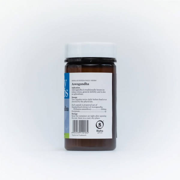 Bipha Ayurveda Daily Herbs - Aswagandha Capsules