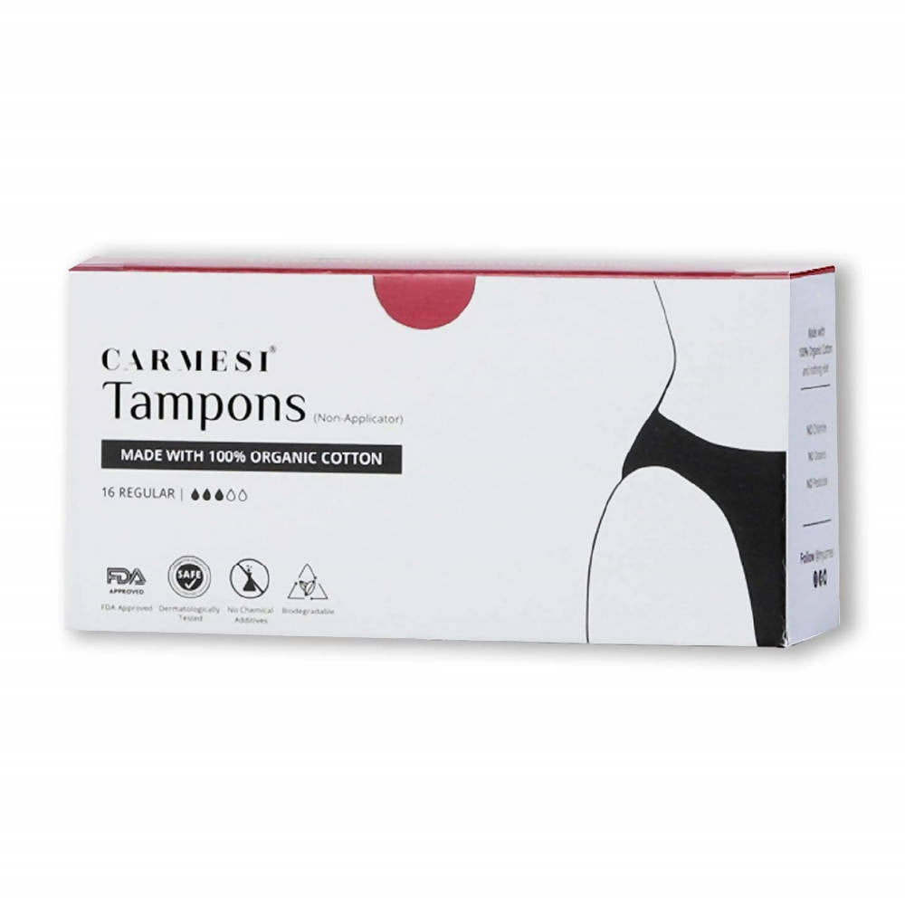 Carmesi 100% Organic Cotton Tampons