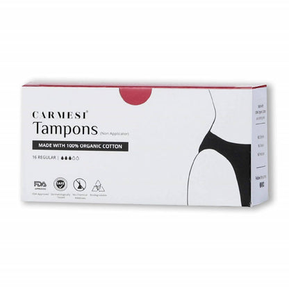 Carmesi 100% Organic Cotton Tampons