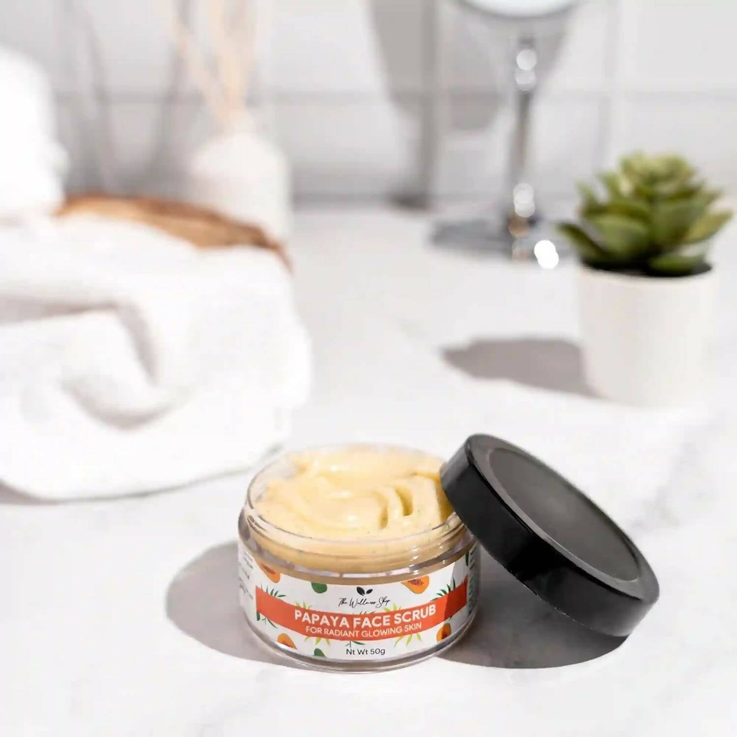 The Wellness Shop Papaya Face Scrub - Drmedicart