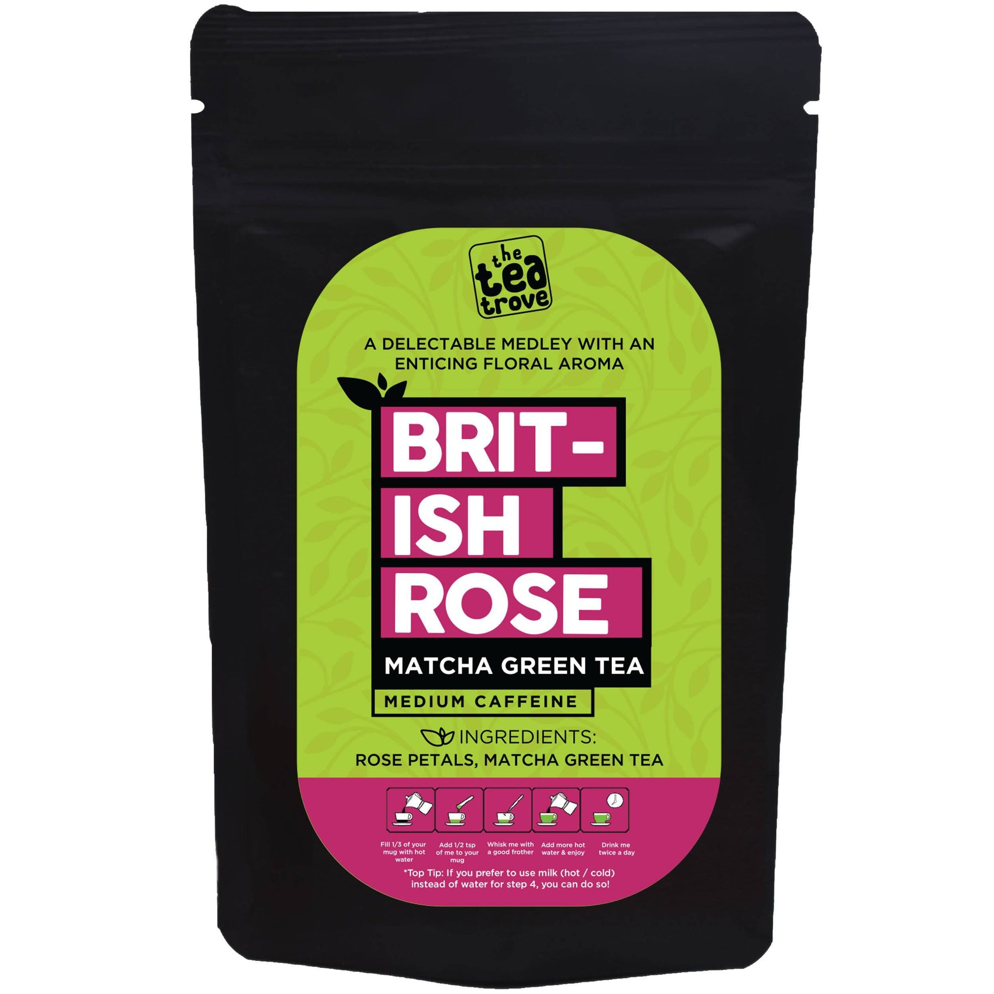 The Tea Trove - British Rose Matcha Green Tea - Drmedicart