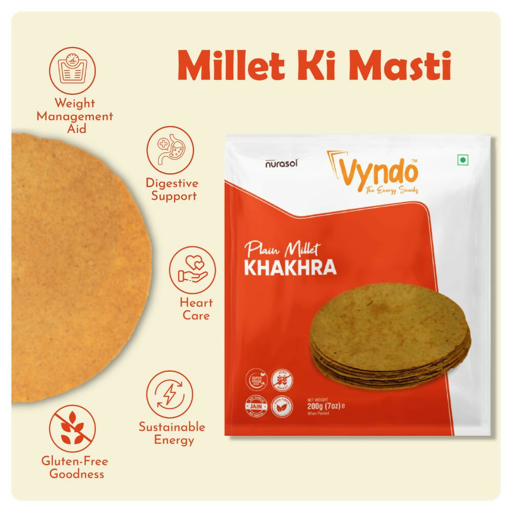 Vyndo Plain Millet Khakhra