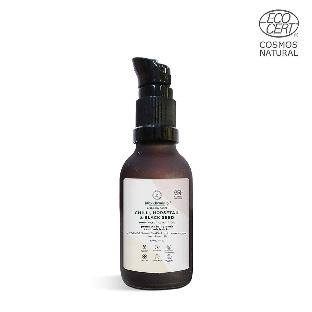 Juicy Chemistry Chilli Horsetail and Blackseed Hair Oil