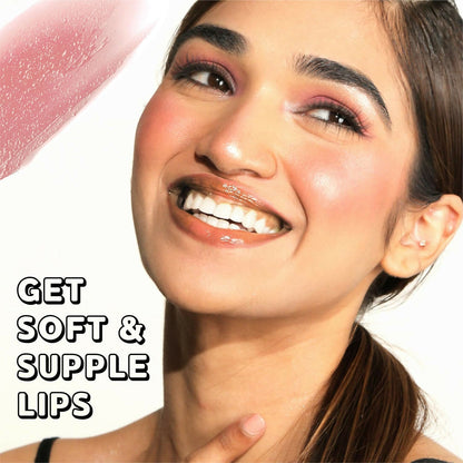 Blue Heaven Tinted Lip Balm Cocoa infused with Shea Butter, Almond oil and Vitamin E