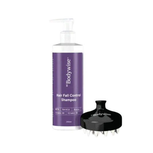 BeBodywise Hair Fall Control Shampoo and Scalp Massager - DrMediCart