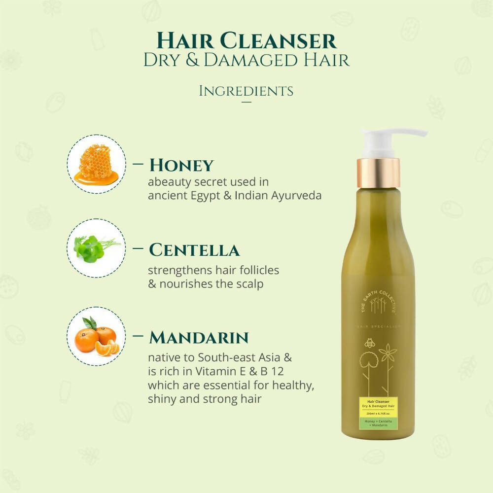 The Earth Collective Hair Cleanser - Dry and Damaged Hair - Drmedicart