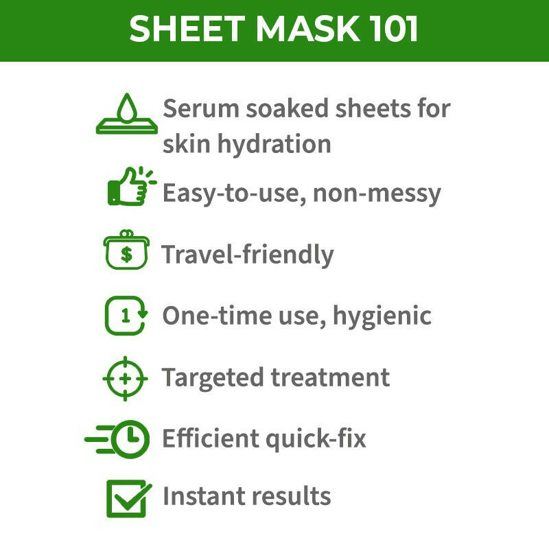 Nykaa Skin Secrets Indian Rituals Tea Tree + Aloe Vera Sheet Mask For Clear & Moisturised Skin - Drmedicart