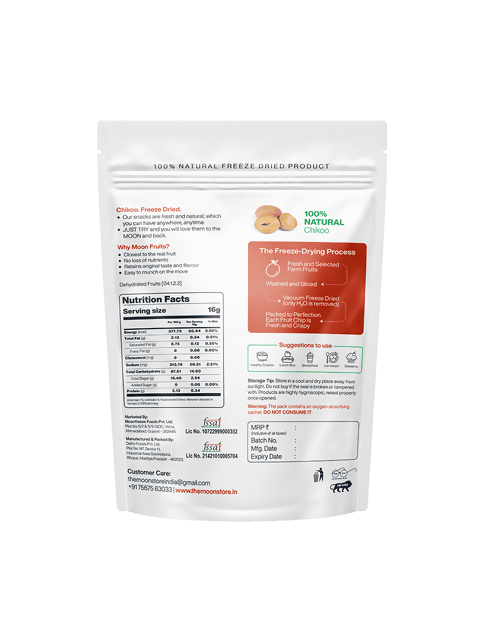 Moon Freeze Dried Chikoo