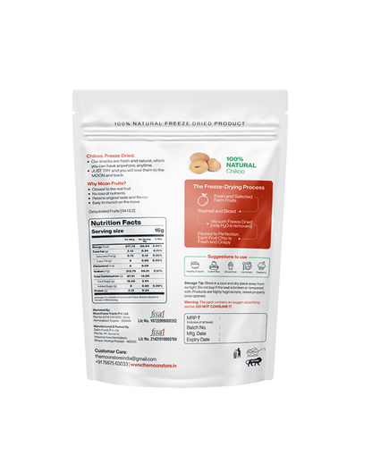 Moon Freeze Dried Chikoo