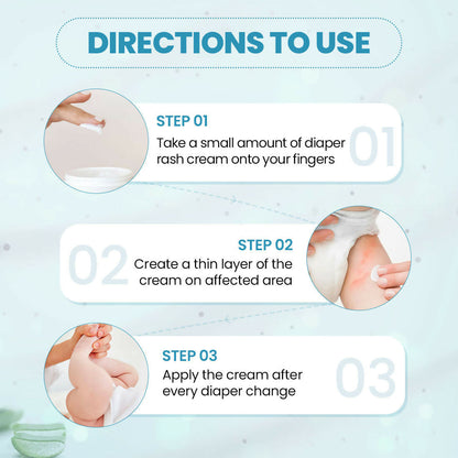 The Natural Wash Diaper Rash Cream for Babies