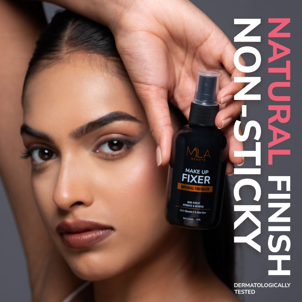 Mila Beaute Non Sticky & Long Lasting Makeup Fixer with Aloe Vera and Vitamin E