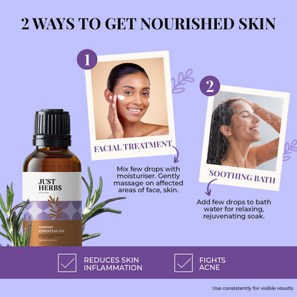 Just Herbs Rosemary Essential Oil