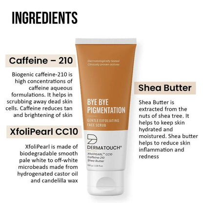 Dermatouch Bye Bye Pigmentation Face Scrub - DrMediCart