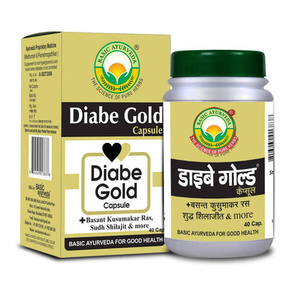 Buy Basic Ayurveda Diabe Gold Capsules from DrMediCart, Ship from India to USA