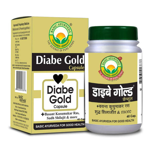 Buy Basic Ayurveda Diabe Gold Capsules from DrMediCart, Ship from India to USA