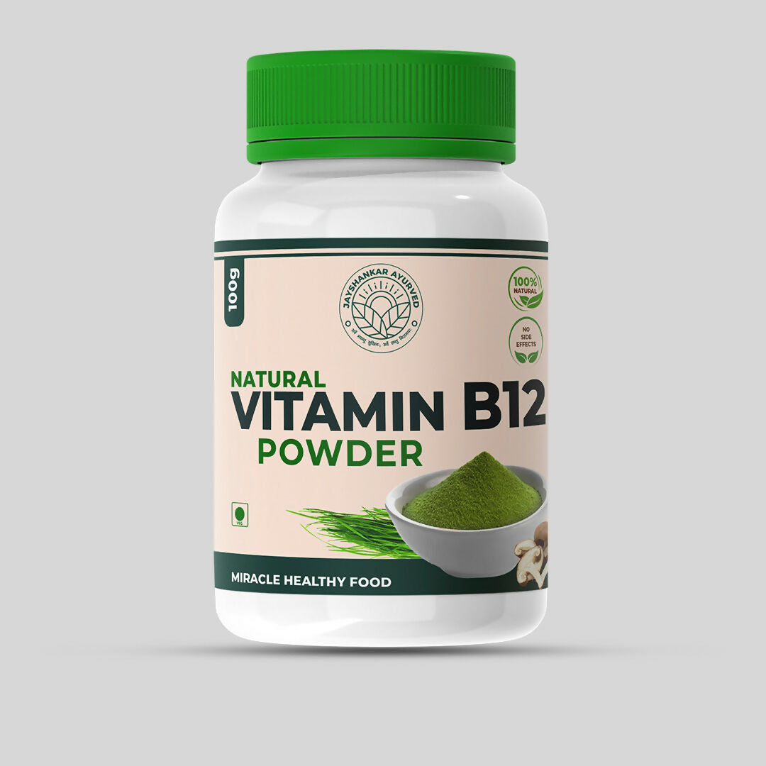 Jayshankar Ayurved Vitamin B12 Green Food Powder