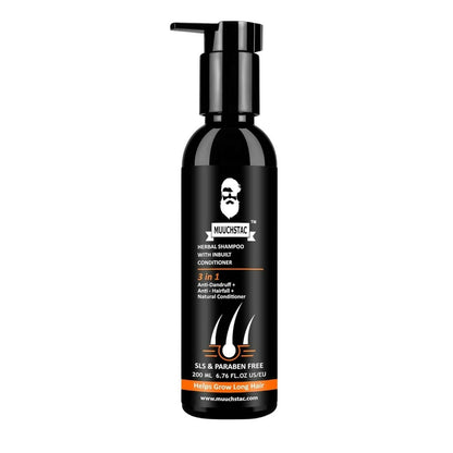 Muuchstac Herbal Shampoo With Anti-Dandruff & Anti-Hairfall Solution