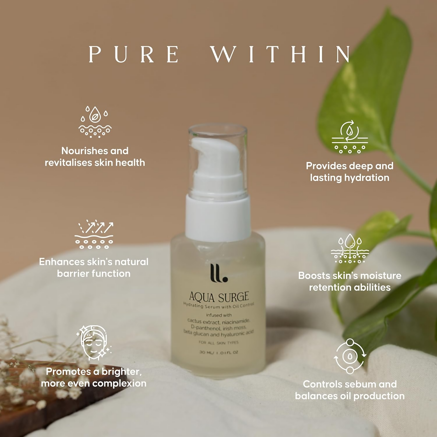 Tone & Tint Aqua Surge Hydrating Serum With Oil Control