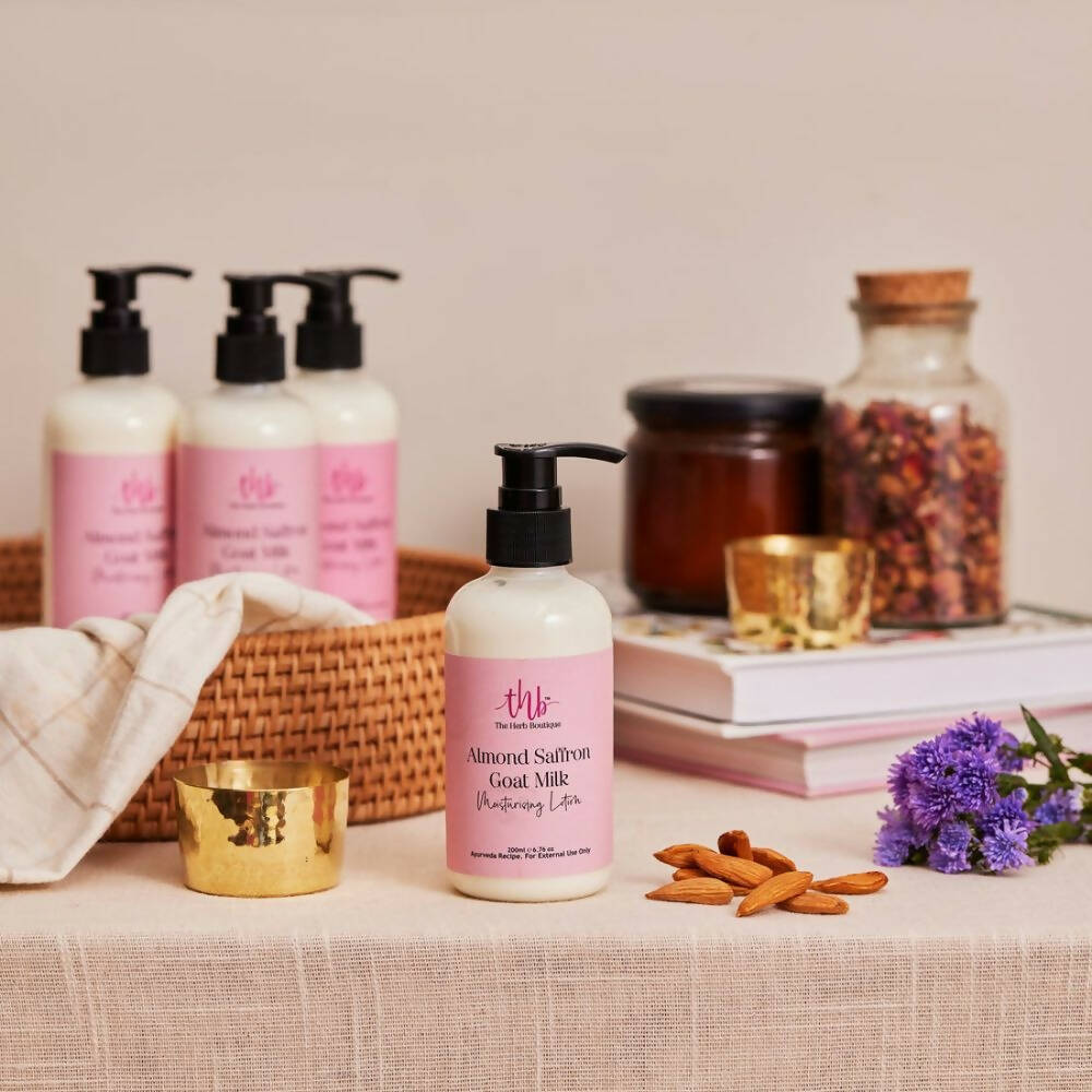 The Herb Boutique Almond Saffron Goatmilk Moisturizing Lotion