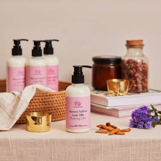 The Herb Boutique Almond Saffron Goatmilk Moisturizing Lotion