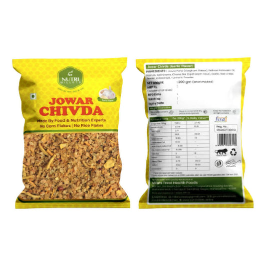 Buy NutriMillets Jowar Flakes Chivda - Garlic Flavor from DrMediCart, Ship from India to USA