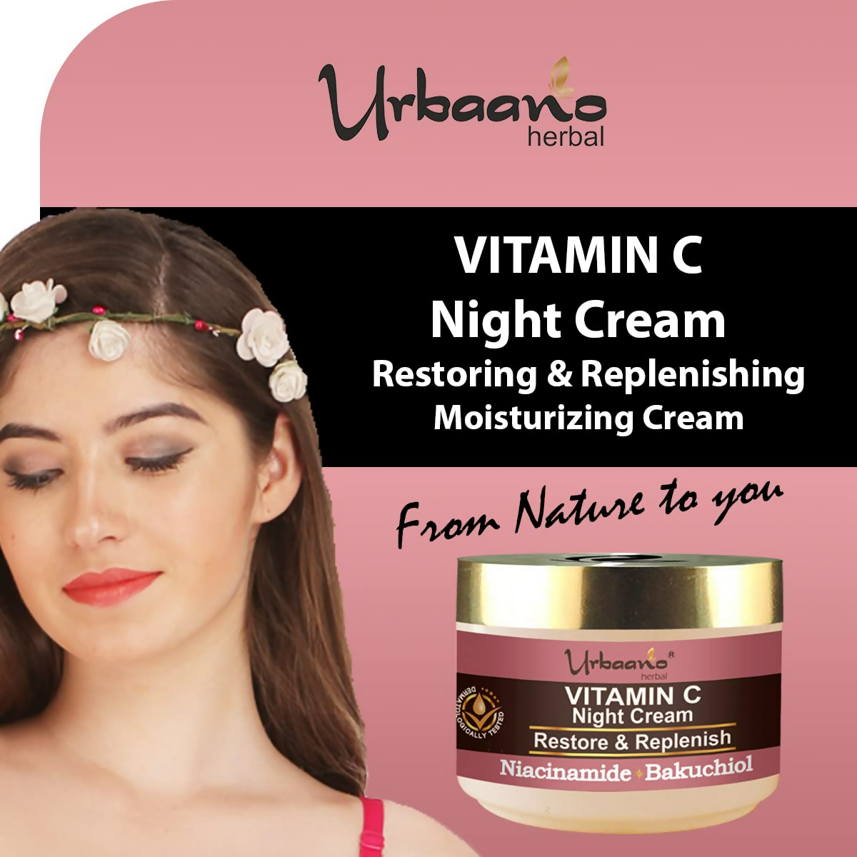Urbaano Herbal Vitamin C Night Cream Glow