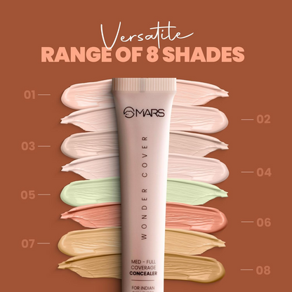 MARS Cosmetics Wonder Cover Liquid Concealer - Shade 01