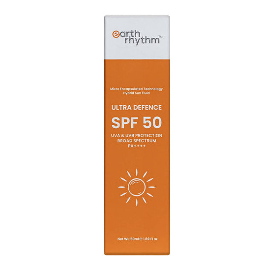 Buy Earth Rhythm Spf 50 - Hybrid Sun Fluid Pa+++Ultra Defence from DrMediCart, Ship from India to USA