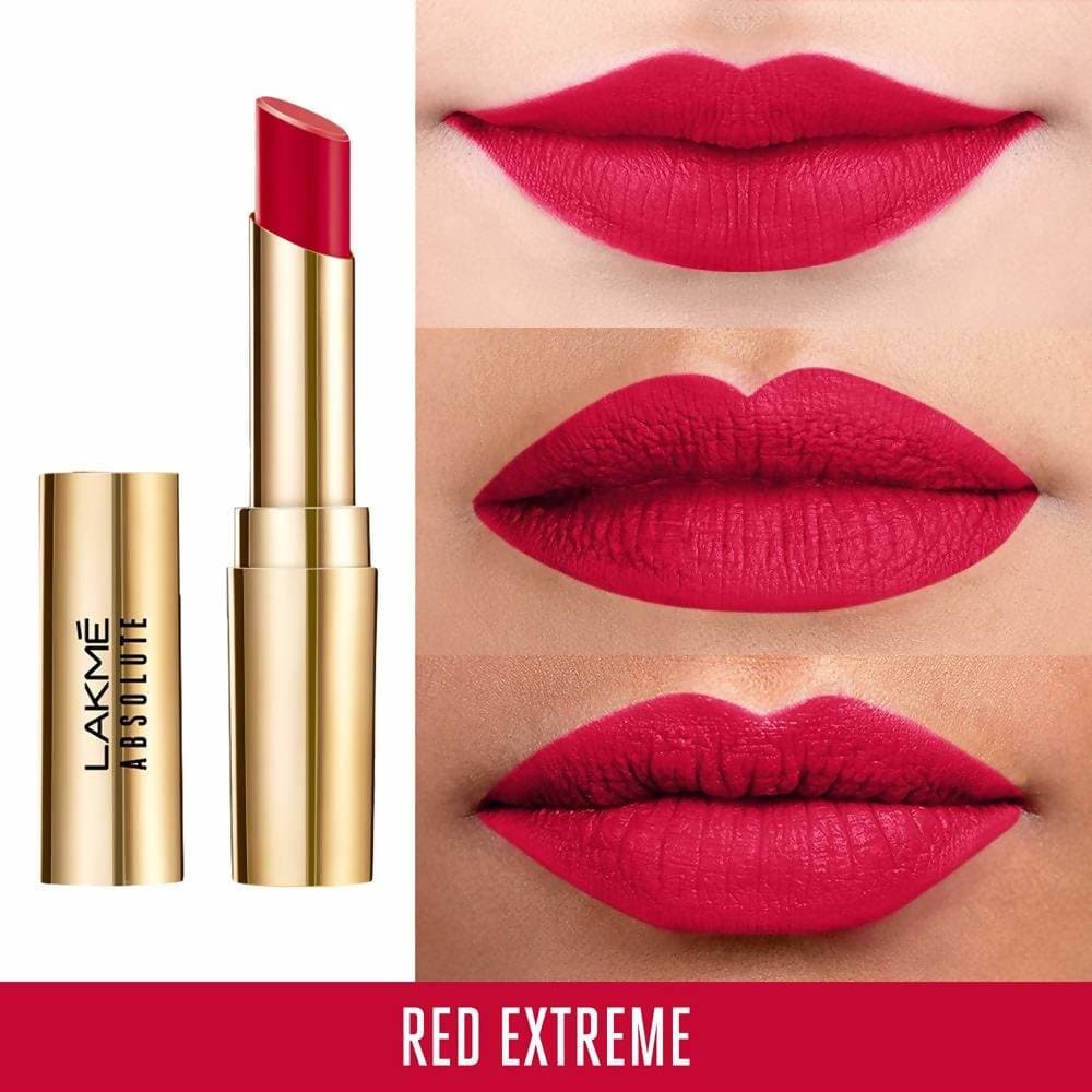 Lakme Absolute Matte Ultimate Lip Color with Argan Oil - Red Extreme