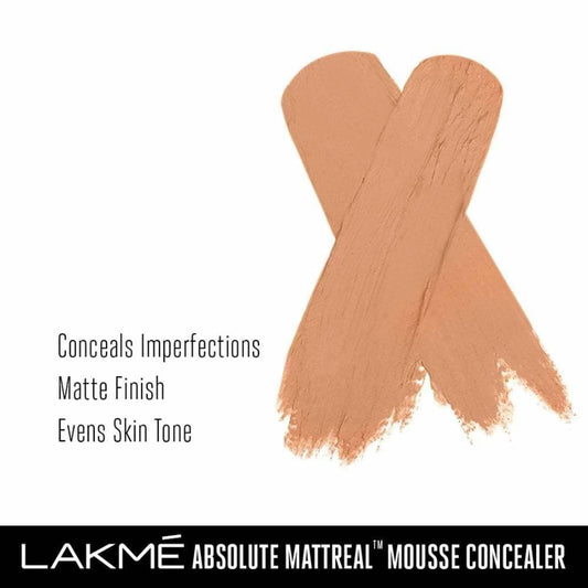 Buy Lakme Absolute Mattereal Mousse Concealer - Sand from DrMediCart, Ship from India to USA