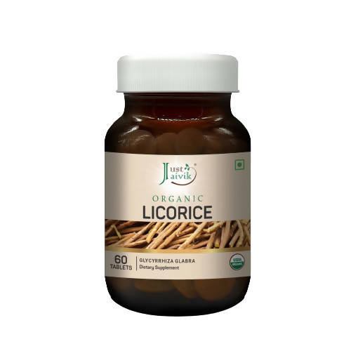 Buy Just Jaivik Organic Licorice Tablets from DrMediCart, Ship from India to USA