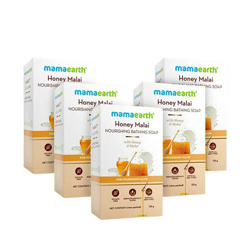 Buy Mamaearth Honey Malai Nourishing Bathing Soap from DrMediCart, Ship from India to USA