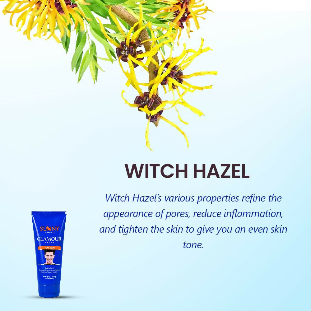 Sunny Herbals Glamour Cream For Men With Aloe Vera To Moisturize & Reduce Dark Spots