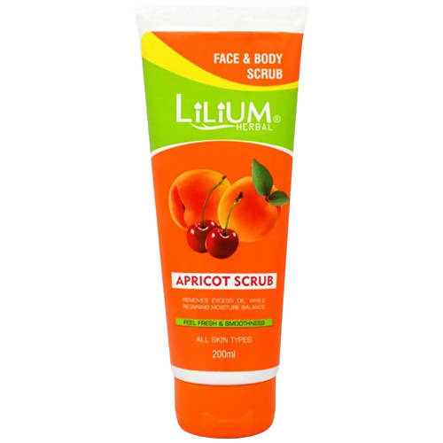 Lilium Herbal Apricot Scrub For Feel Fresh & Smoothness - DrMediCart