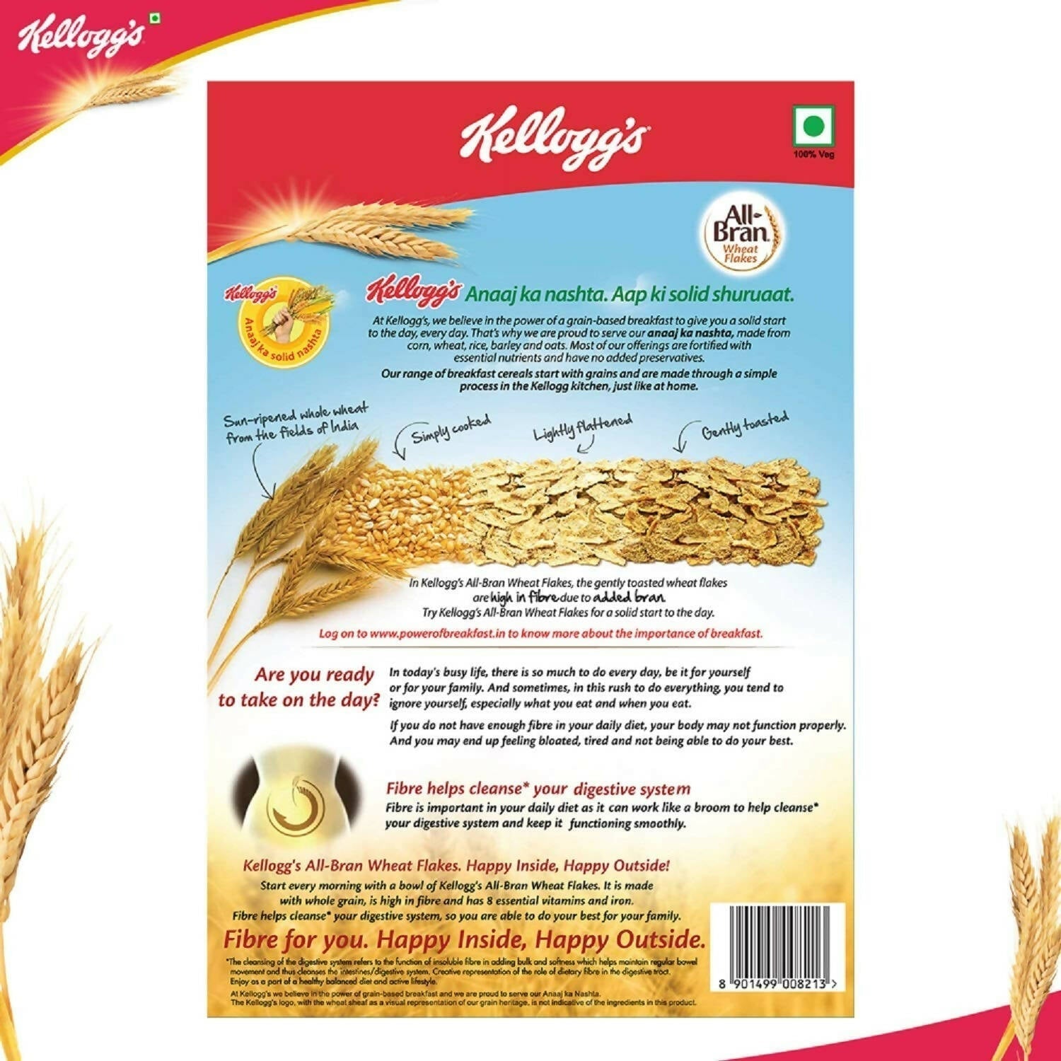 Kelloggs All Bran Wheat Flakes - Drmedicart