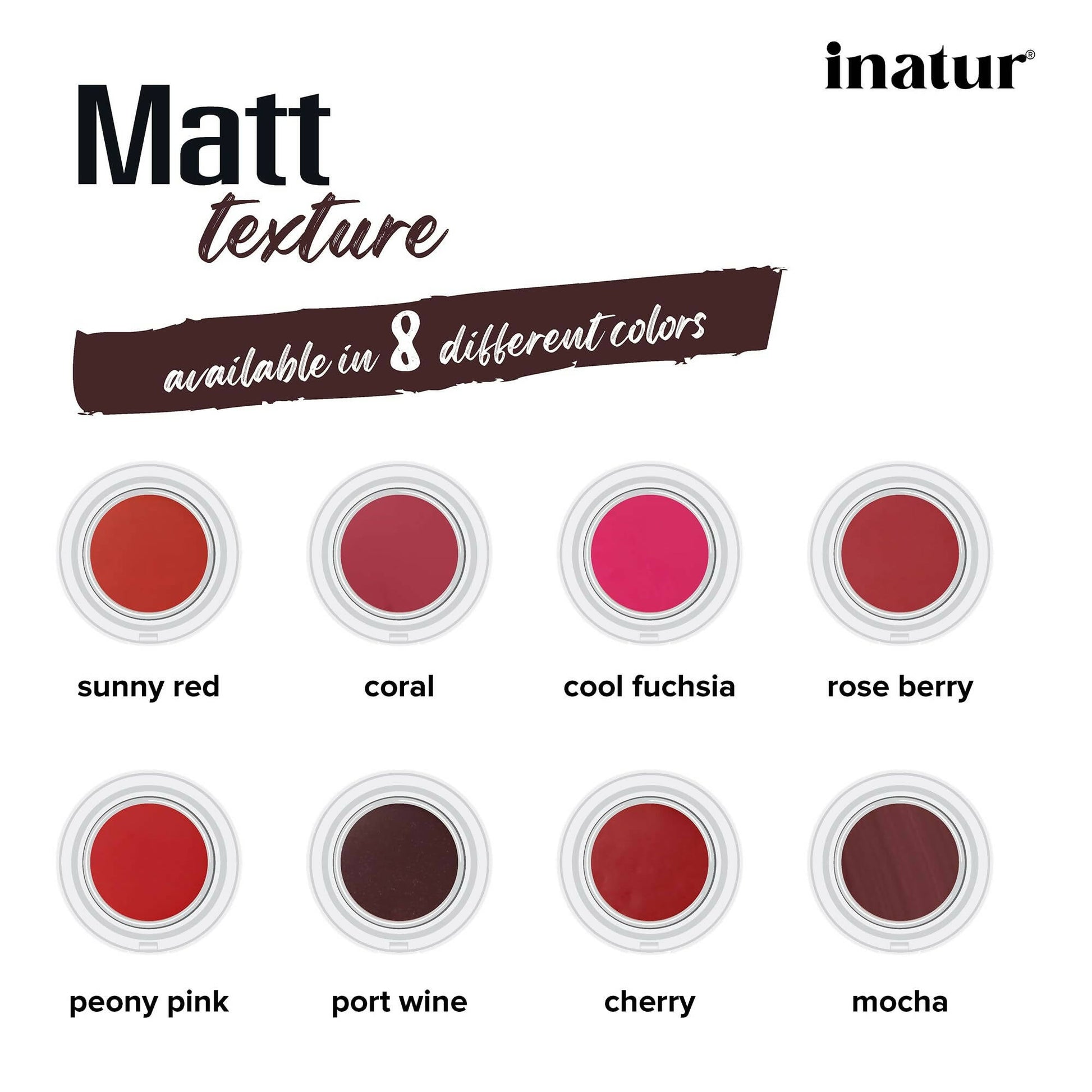 Inatur Lip and Cheek Tint Port Wine