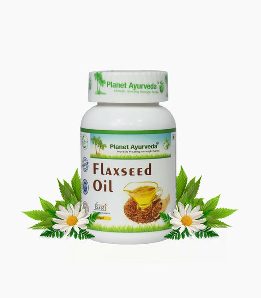 Planet Ayurveda Flaxseed Oil Capsules