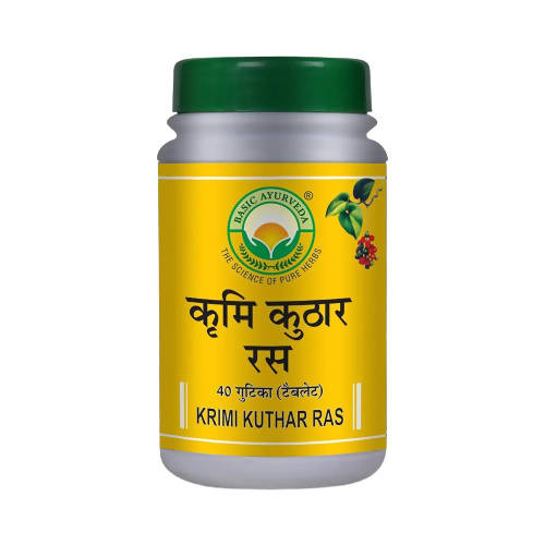 Buy Basic Ayurveda Krimi Kuthar Ras Tablet from DrMediCart, Ship from India to USA
