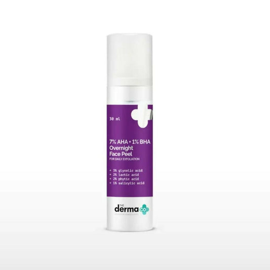 Buy The Derma Co 7% AHA + 1% BHA Overnight Face Peel from DrMediCart, Ship from India to USA